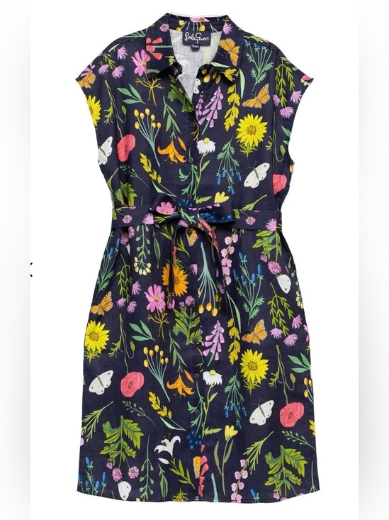 Lesley Evers Dresses & Skirts - Lesley Evers, MELINDA dress Prairie Posy Navy, SZ M, Like *NEW*